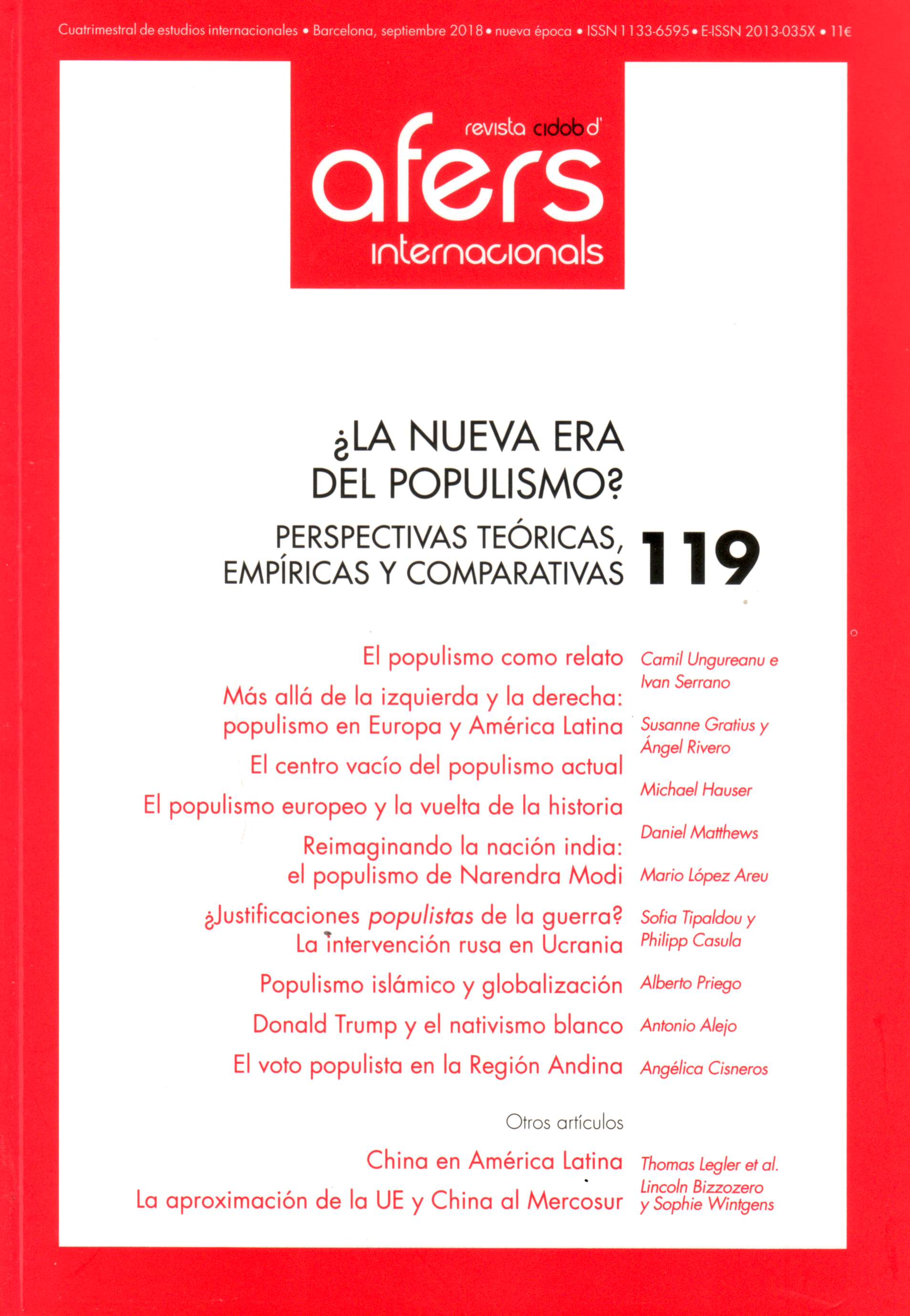 Revista CIDOB d'Afers Internacionals 119 - VVAA
