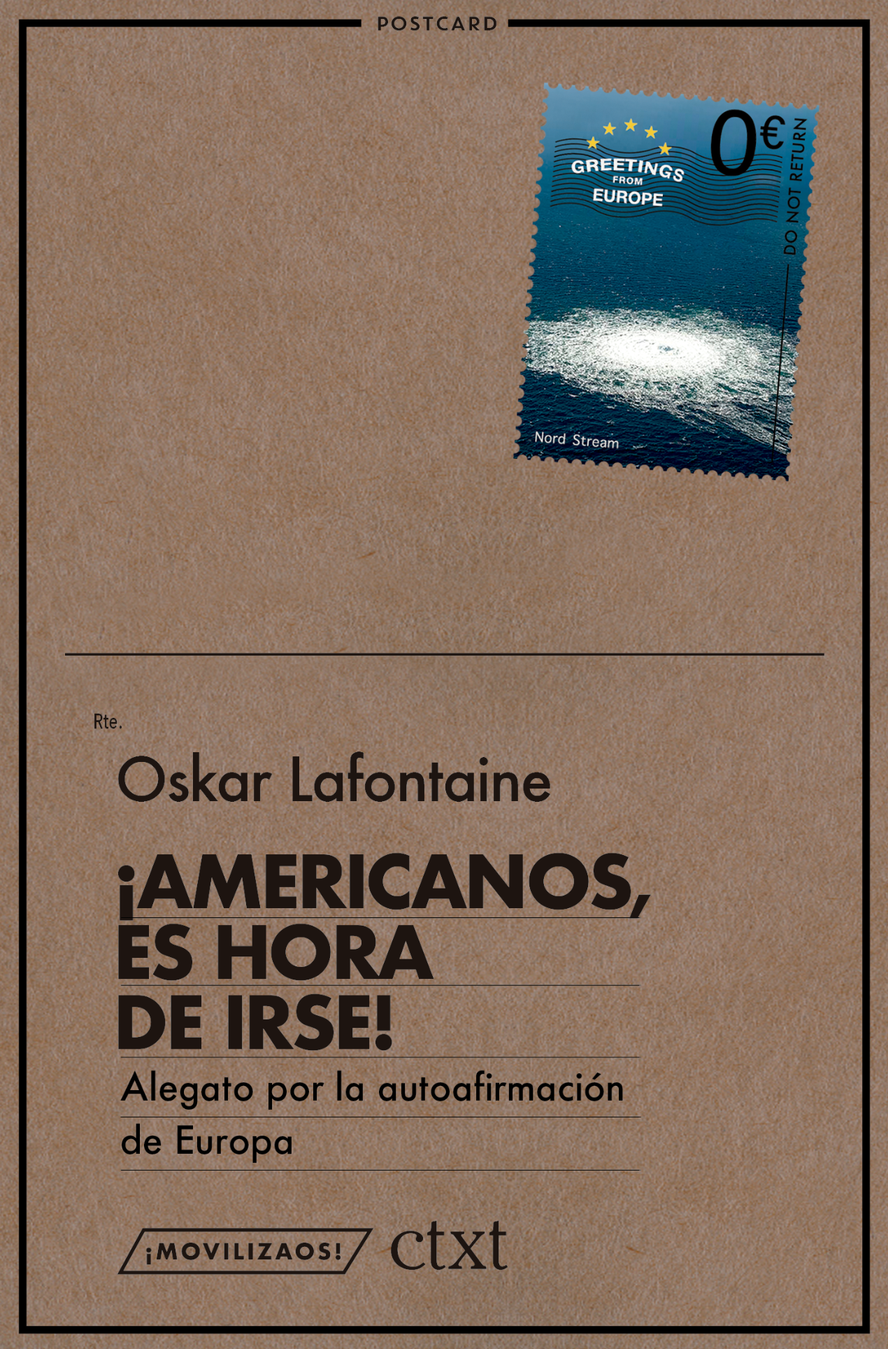 ¡AMERICANOS, ES HORA DE IRSE! - Oskar Lafontaine