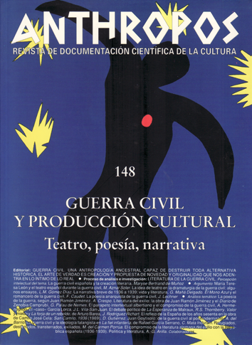 Guerra Civil y producción cultural. Teatro, poesía, narrativa - AA. VV.