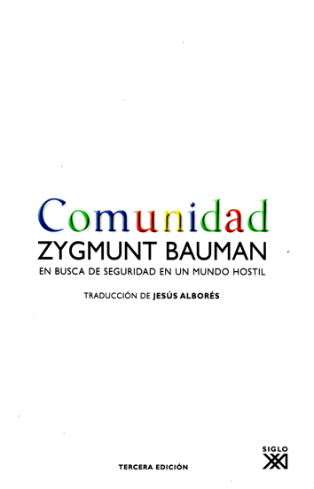 Comunidad - Zygmunt Bauman