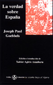 La verdad sobre España - Joseph Paul Goebbels