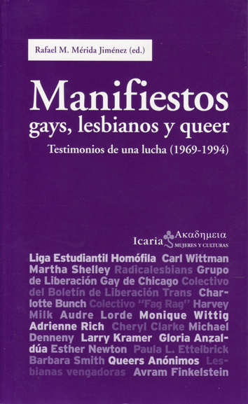 Manifiestos gays, lesbianos y queer - Rafael M. Mérida Jiménez (ed.)