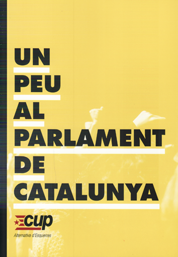 Un peu al Parlament de Catalunya - CUP-Alternativa d'Esquerres