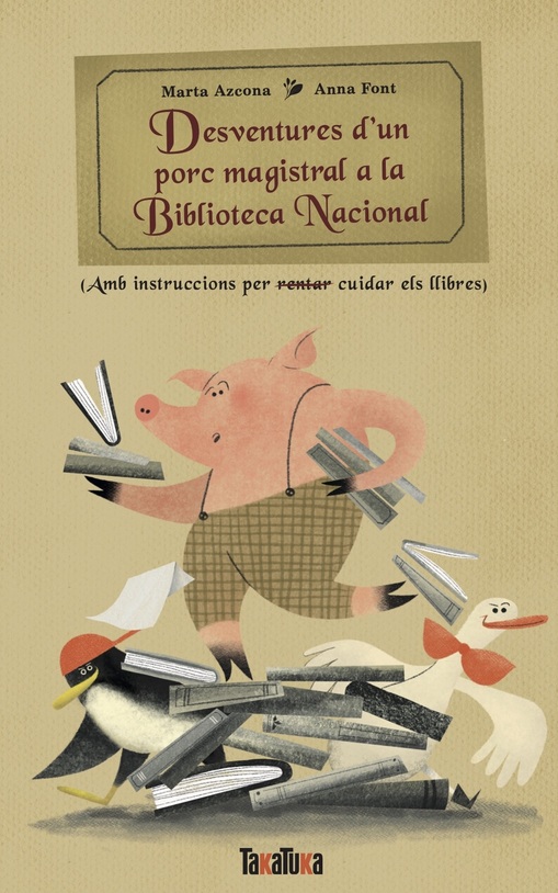 Desventures d’un porc magistral a la Biblioteca Nacional