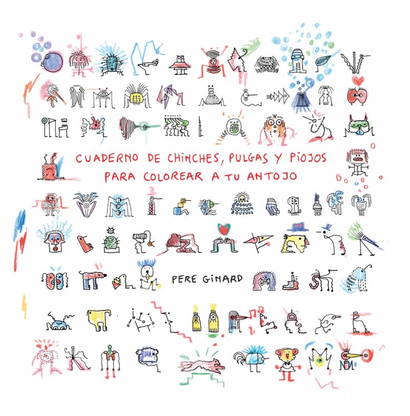 Cuaderno de chinches pulgas y piojos para colorear a tu antojo